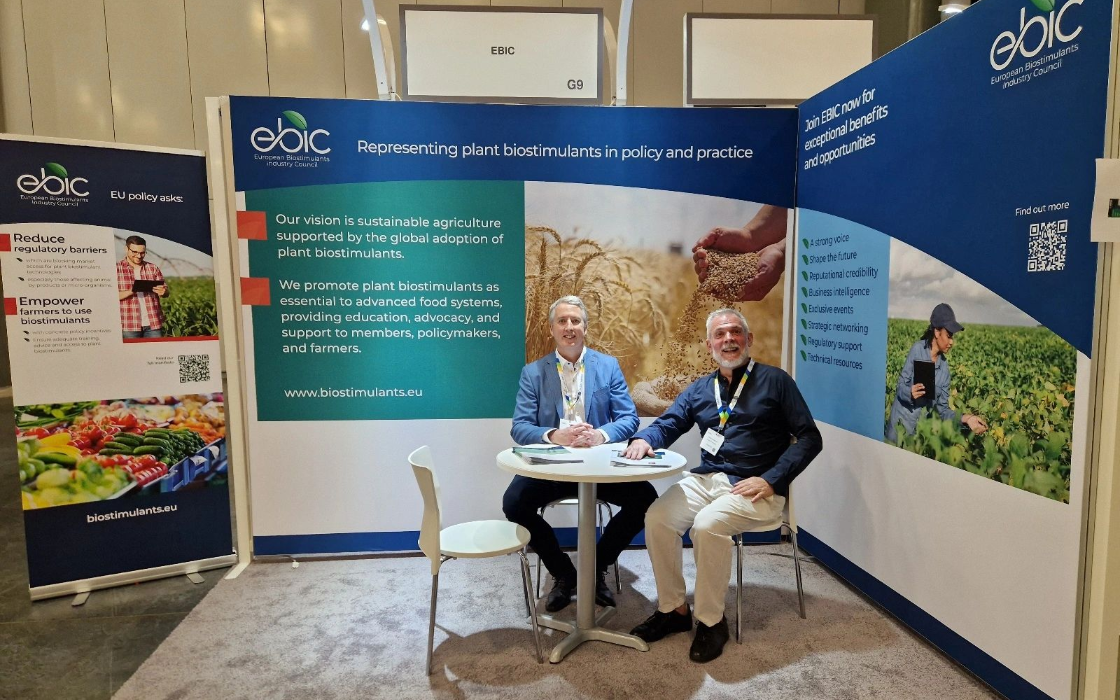 David and Arnaud at the Biostimulants World Congress 2024