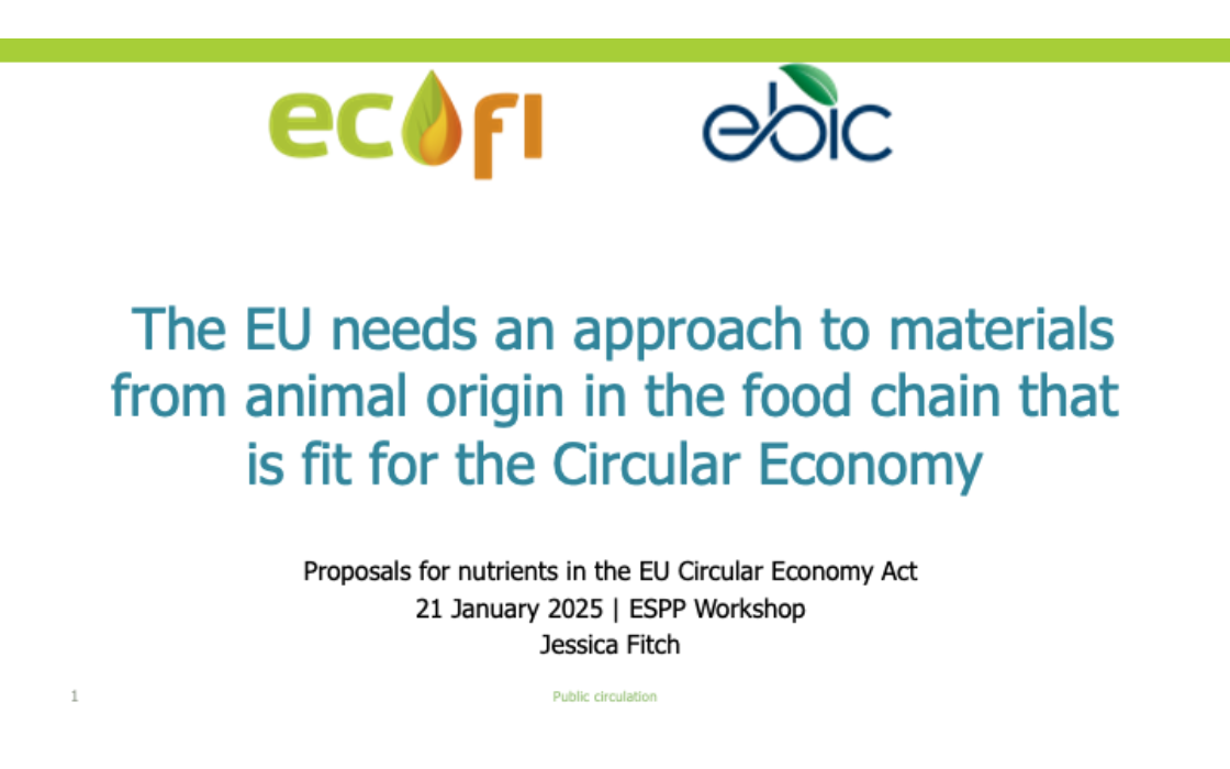 EBIC and ECOFI presentation for ESPP