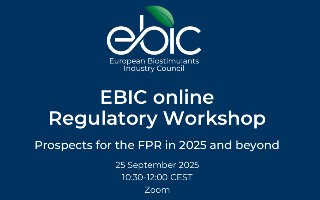 EBIC online regulatory workshop opening slide